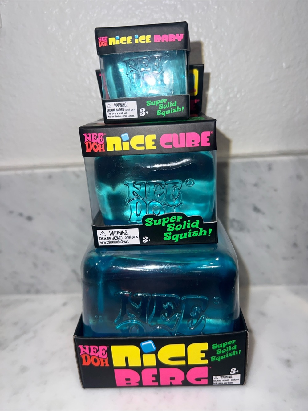 NeeDoh Bundle - NiceBerg, Nice Cube, Nice Ice Baby